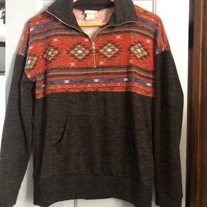 NWOT LOVELY MELODY 1/4 zip pullover size Medium